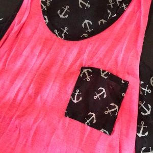 A cute anchor tank top